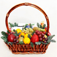 Новогодняя корзина №7 Новогодняя корзина №7